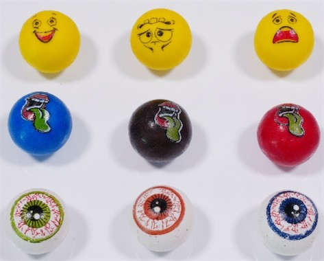 Printed Eyes Spherical Bubble Gum