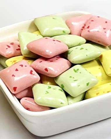 Crunchy Coated Chiclet Bubble Gum